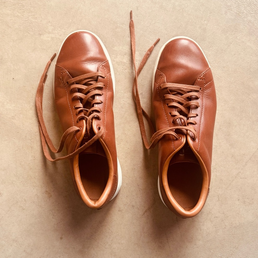 Cole Haan Caramel Brown Leather Men's Shoes/Sneakers 9M